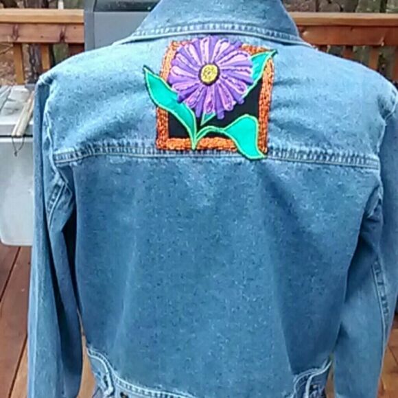 SOLD. Studio Ease Denim Jacket - Picture 2 of 5